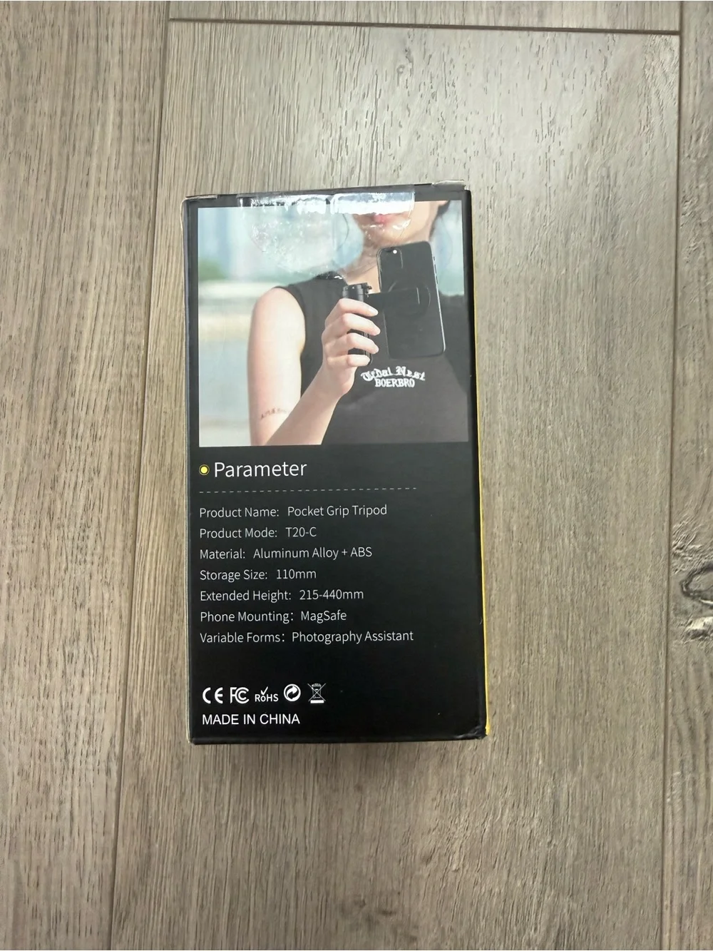 T20-C Pocket Grip Tripod - Black NIB